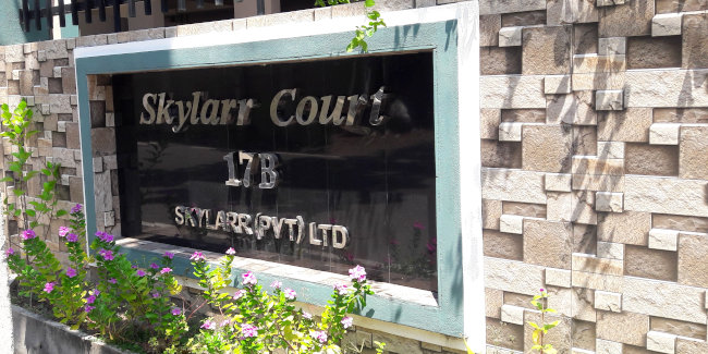 Skylarr Court Sign Board