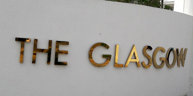 The Glasgow Name Board