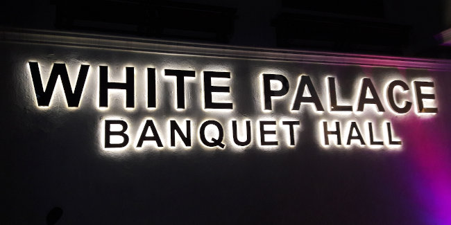 White Palace Name Board