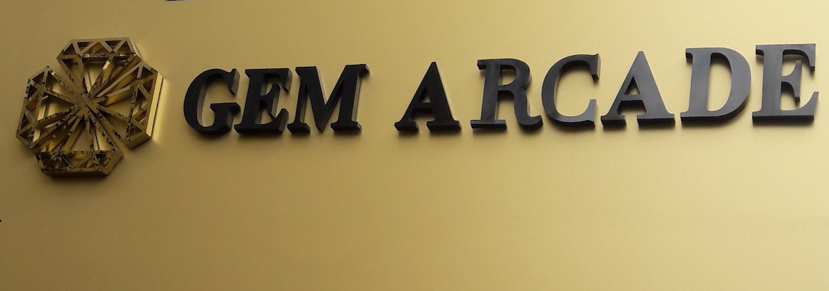Gem Arcade Name Board