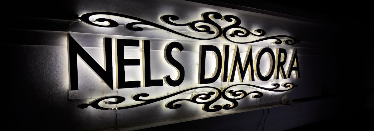 Nels Dimora Name Board